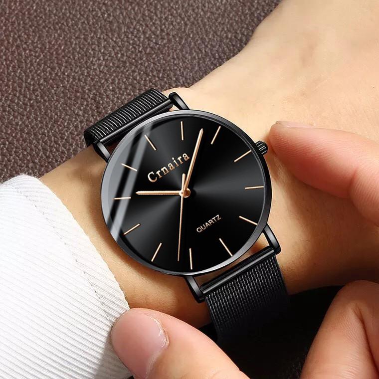 Đồng Hồ Nam CRNAIRA JAPAN CR30788 Máy Siêu Mỏng thiết kế sang trọng đẳng cấp Dây Thép Mành Cao Cấp