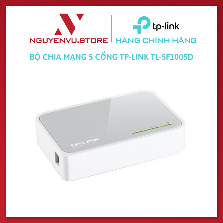 TP-Link TL-SF1005D - Bộ Chia Tín Hiệu Để Bàn 5 cổng 10/100Mbps - Hàng Chính Hãng