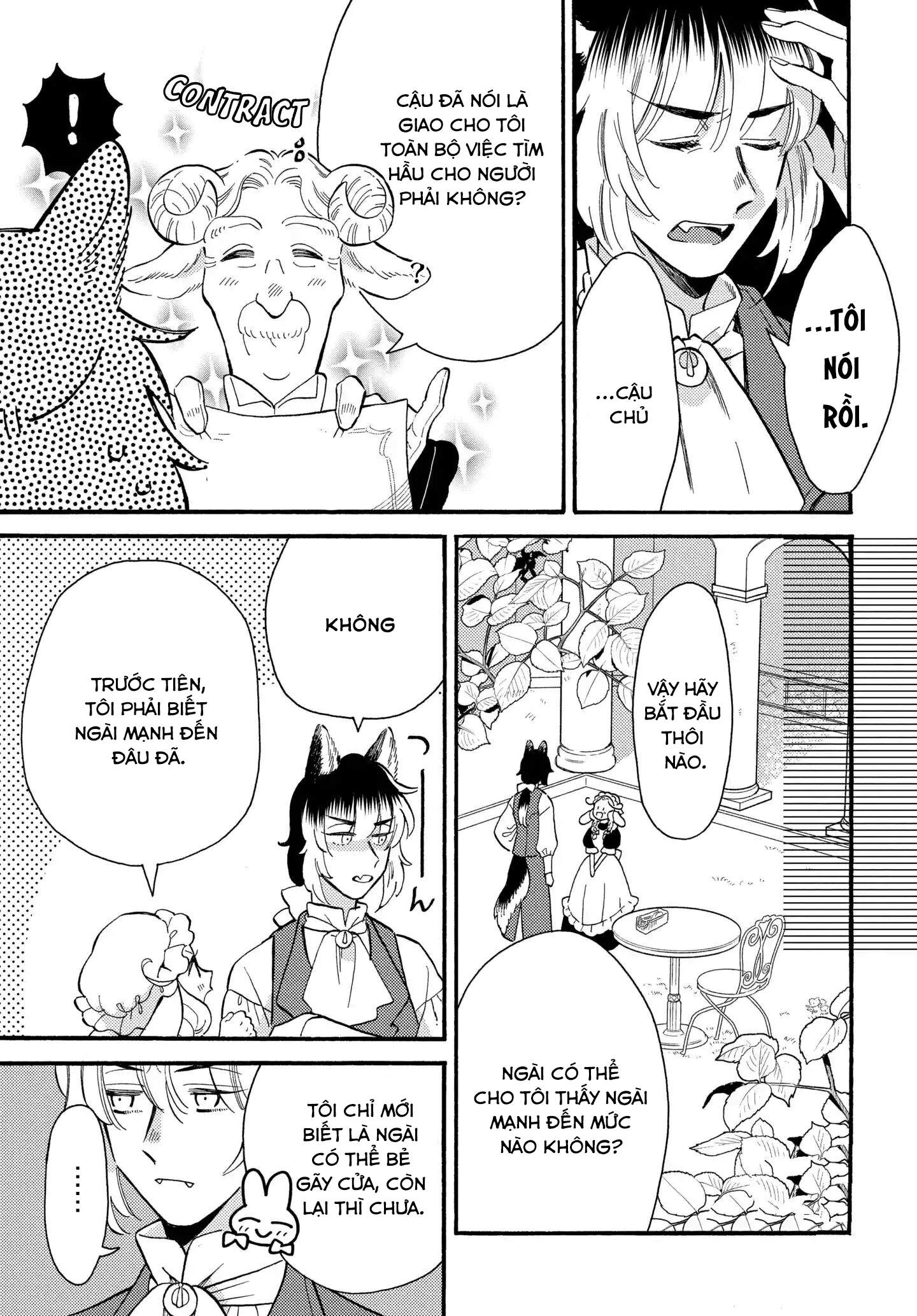 ngài sói và hầu gái thỏ chapter 1.1 20