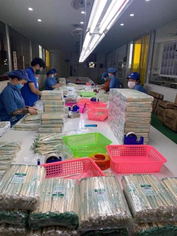 Đũa gỗ sử dụng một lần xuất khẩu nhât Bản- 3000 đôi/THÙNG ctn