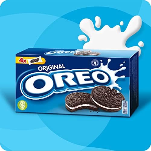 Bánh Quy Oreo Kem Vị Vani Gói 176G Nhập Khẩu Châu Âu