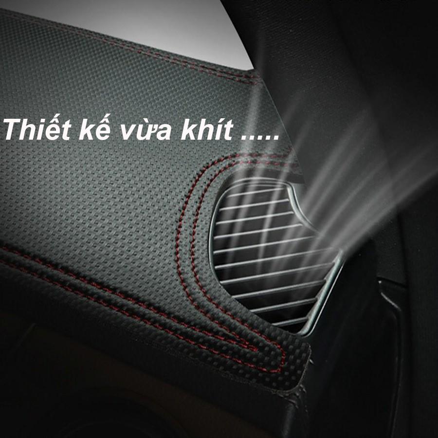 Thảm Taplo ô tô Vinfast Fadil Da Vân Carbon Cao cấp - Hàng chuẩn loại 1- Giá tận xưởng