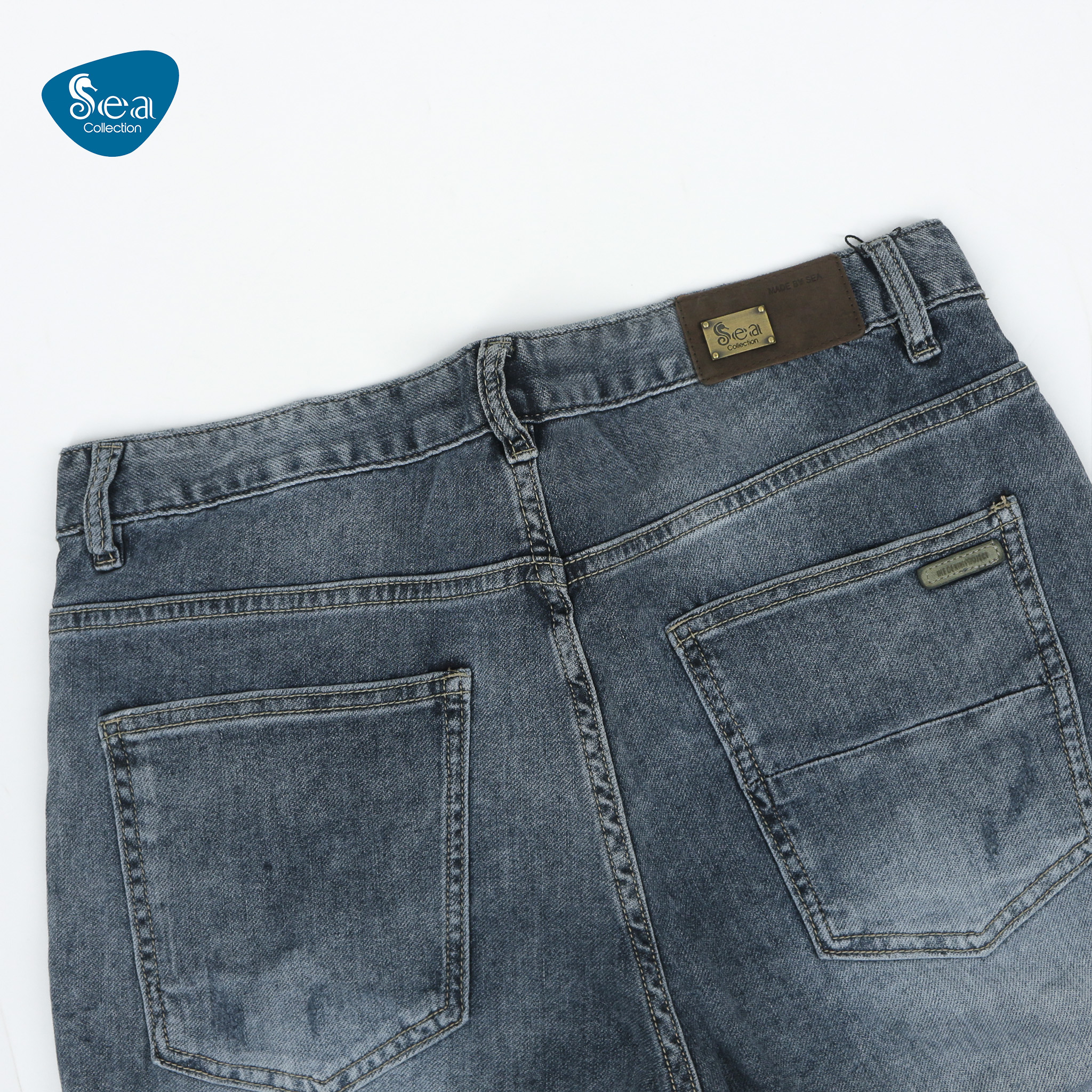 Quần Jeans Nam Sea Collection vải denim mềm mại, co giãn nhẹ, form REGULAR 8242