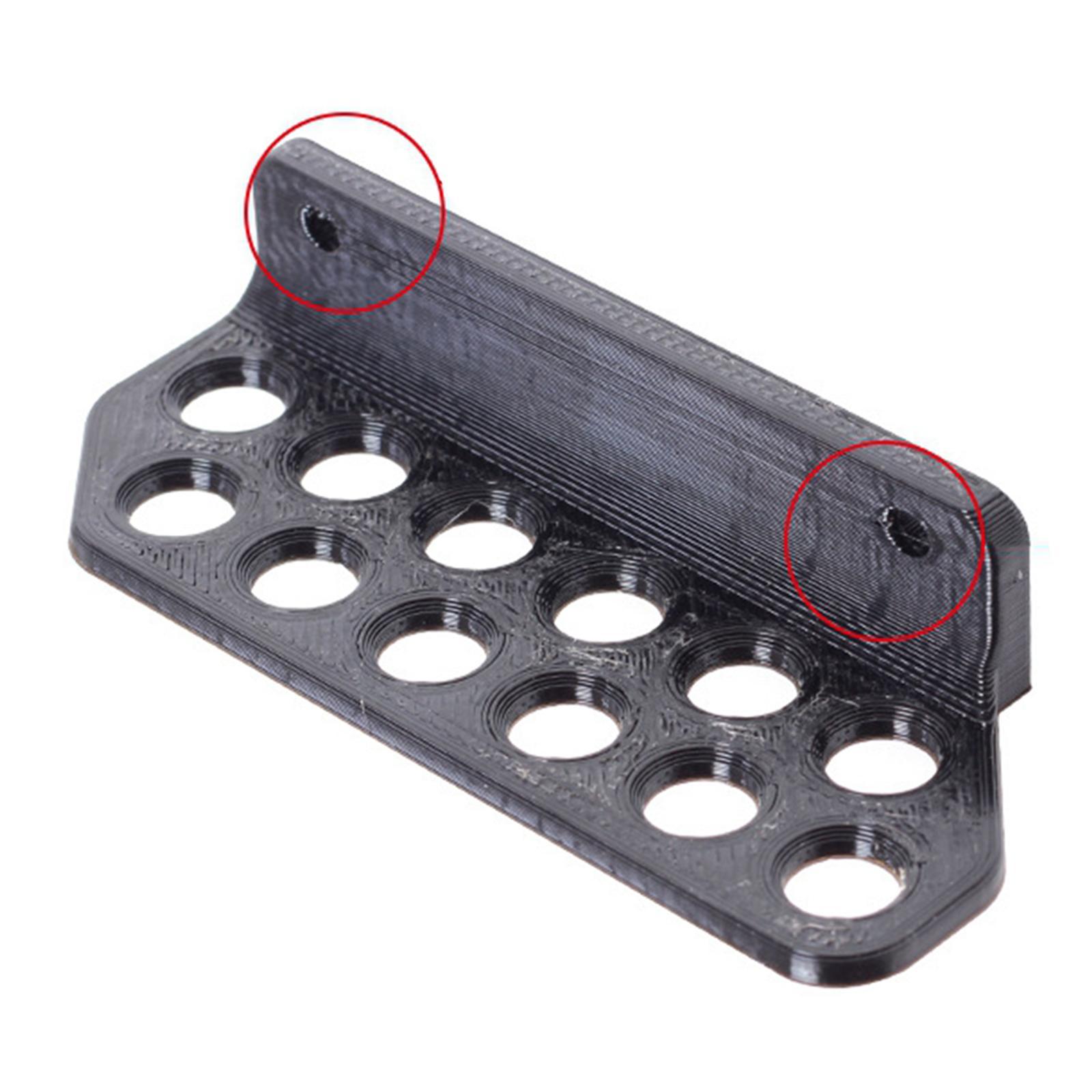 Wall-mounted 12  Holder Organizer Display Rack Stand Hunting Black