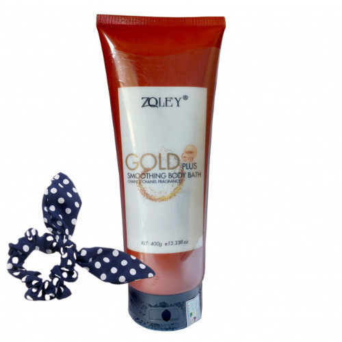 Sữa Tắm Sáng Da, Dưỡng Ẩm Hương Nước Hoa Gold Plus ZOLEY 400g, Tặng Kèm Cột Tóc Nữ Tính Ngẫu Nhiên