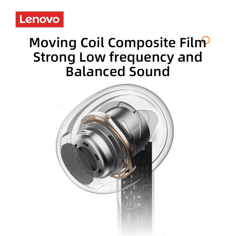 Tai nghe bluetooth Lenovo lp10 không dây với âm thanh kép bass giúp giảm tiếng ồn không thấm nước với micro 5.2-Hàng chính hãng