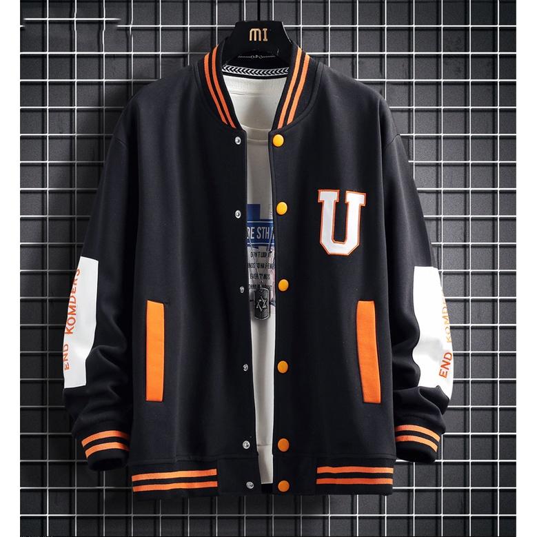 Áo Khoác Bomber Nam Nữ Unisex Chữ U Phối Màu Viền Cổ Zenkonu AO KHOAC NAM 1000040V2
