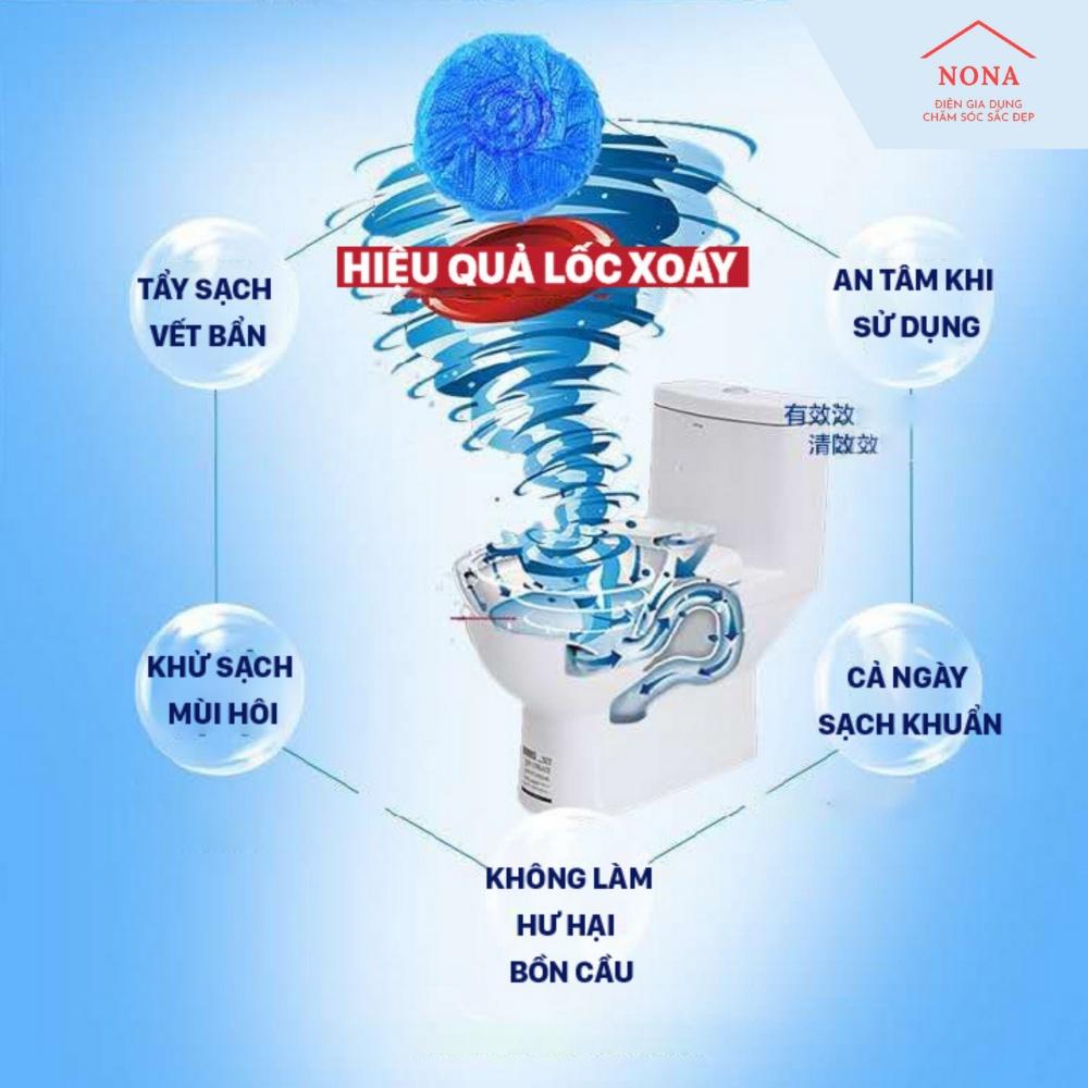10 Viên Tẩy Bồn Cầu, Thả Bồn Cầu, Diệt Vi Trùng, Khử Mùi Nhà Vệ Sinh Tiện Dụng