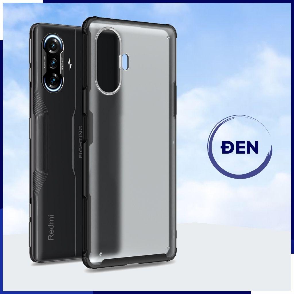 Ốp lưng redmi k40 gaming chống sốc bảo vệ camera chống vân tay nhám viền màu ver 2 phụ kiện huỳnh tân store