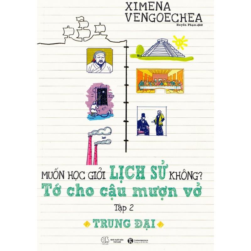 Sách - Combo “ Muốn học giỏi Lịch Sử không? Tớ cho cậu mượn vở ” - Thái Hà Sach24h