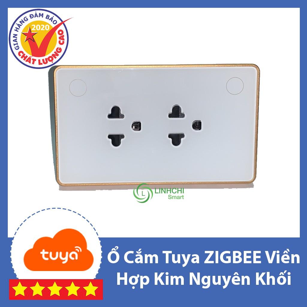 Ổ cắm Thông Minh Viền Hợp Kim Nguyên Khối