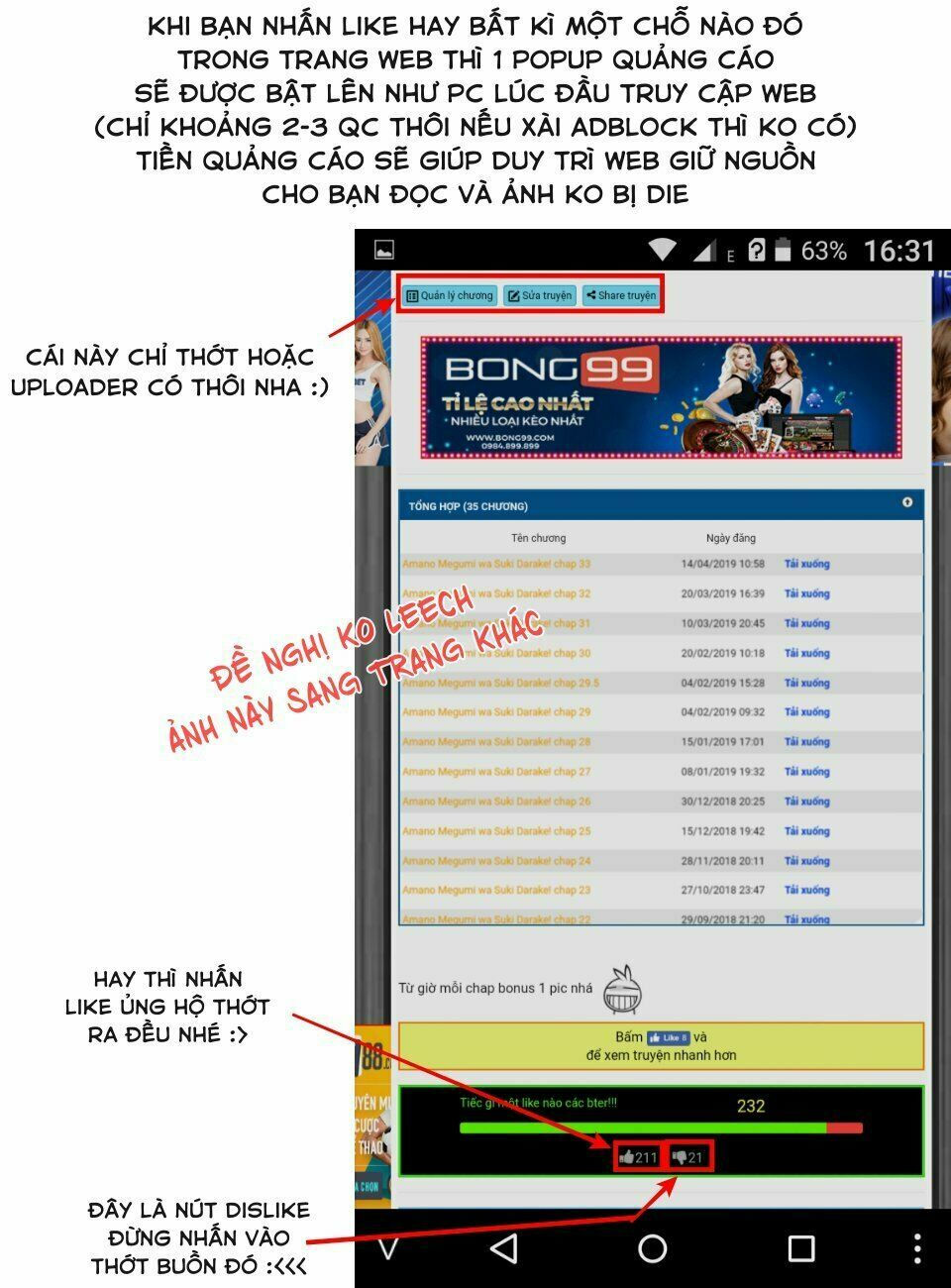 amano megumi wa suki darake! chapter 34 24