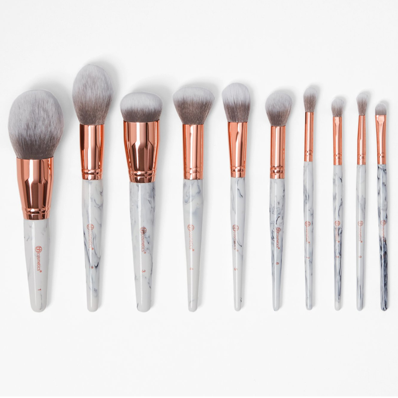 Bộ Cọ Trang Điểm Bh Cosmetics Marble Luxe 10 Piece Brush Set