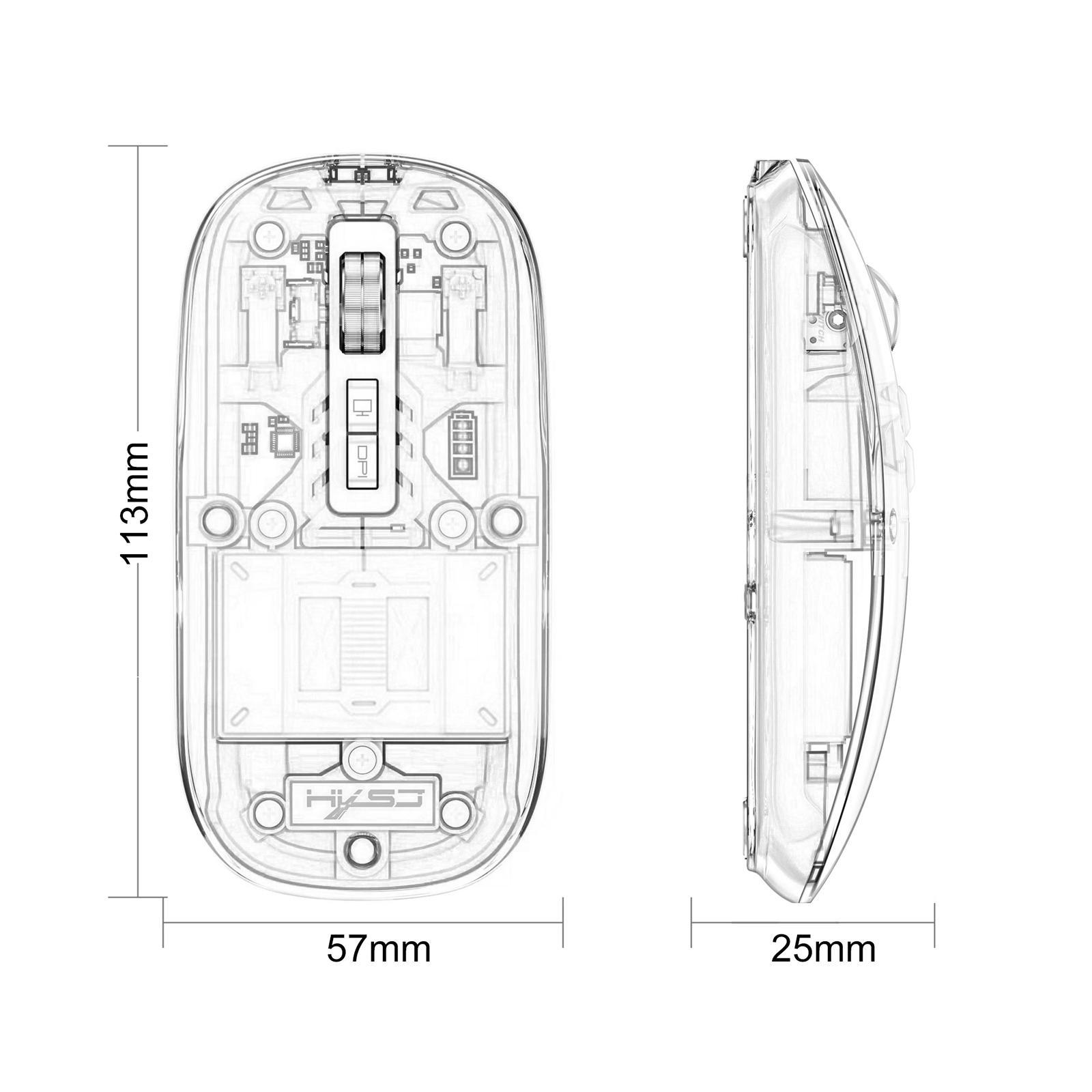 Computer Mouse Ergonomic comfortable grip laptop white