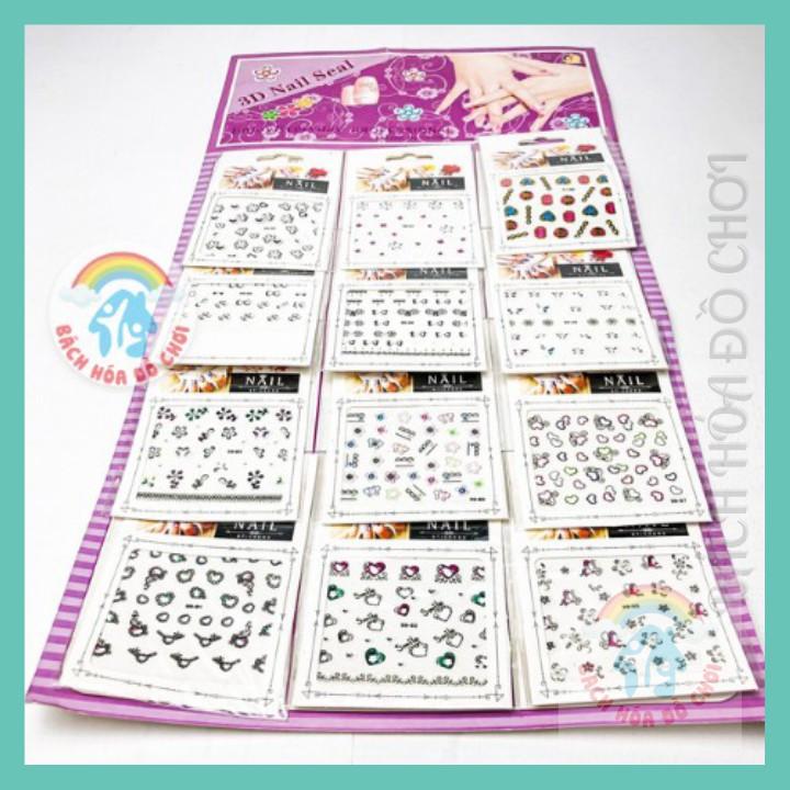 Miếng Dán Móng Tay  Sticker Nails - Bé Gái