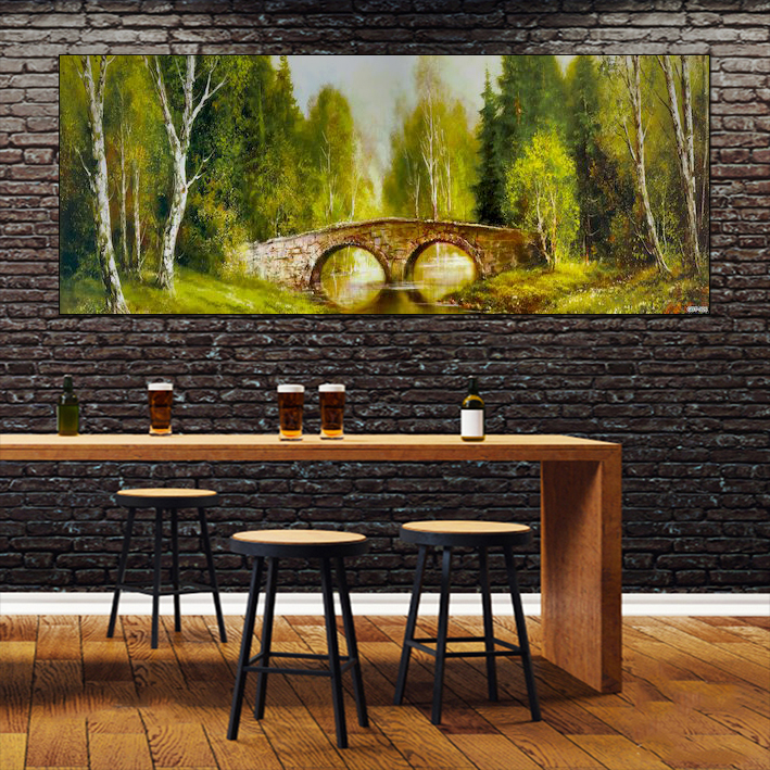 Tranh phong cảnh dán tường đẹp GDT-126