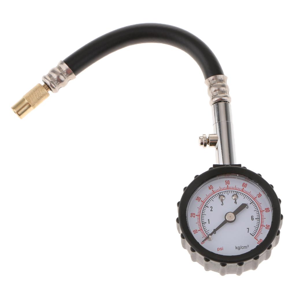 0-100 PSI Car Automobile Tire Air Pressure Gauge Tire Dial Meter