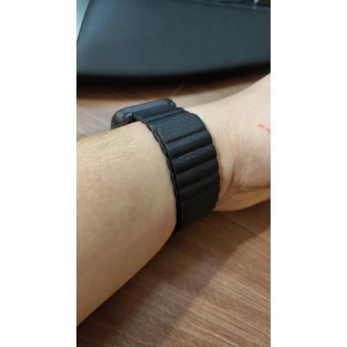 Dây đeo bằng da có nam châm dành cho đồng hồ thông minh Ticwatch Pro E2 S2 GTX