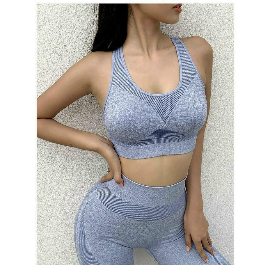 Sét Bộ Áo Bra Quần Dài Cạp Cao Naqi Siêu Đẹp