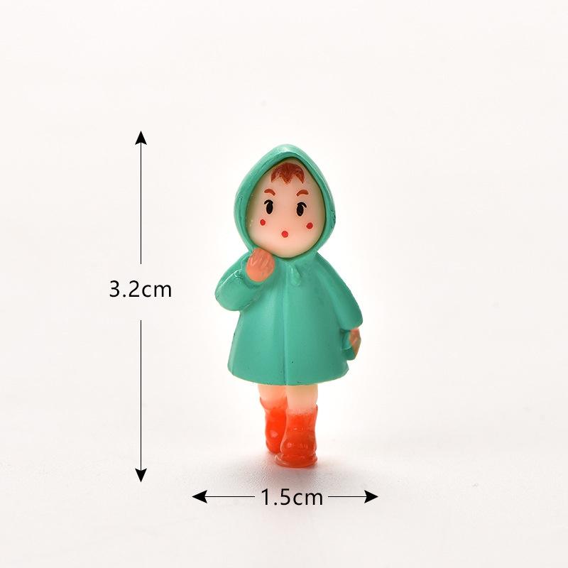 Mô hình tiểu cảnh ️ Mô hình cô gái đáng yêu trang trí bàn làm việc tiểu cảnh, sân vườn, sen đá