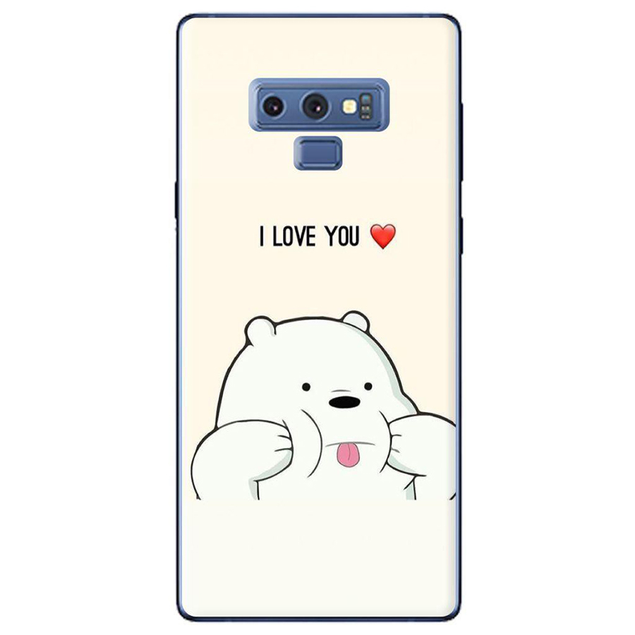 Ốp Lưng Dành Cho Samsung Galaxy Note 9 - Gấu ILU