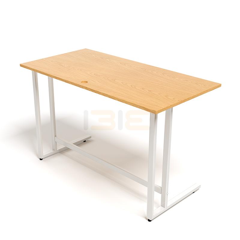 Bộ Bàn Oak-U Trắng Và Ghế Đen IBIE IB517