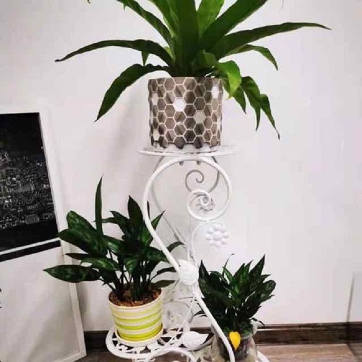 KỆ ĐỂ CHẬU HOA CÂY CẢNH 3 TẦNG HÌNH SỐ 8 - GIAO MẦU ĐÈN