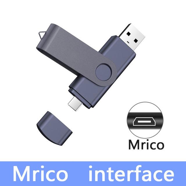 Portable OTG USB 2TB Flash Drive Type C / Micro Pen Drive 2TB USB Stick 3.0 Pendrive 2TB U Disk For PC Laptop Mobile Phone