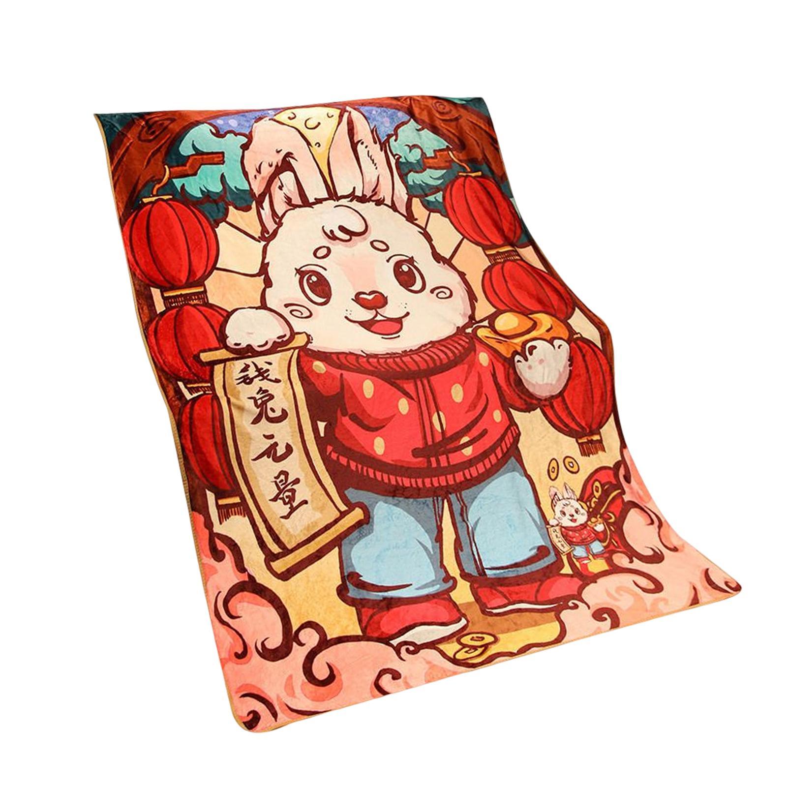 31"x43" Soft Throw Blanket Flannel Blanket for Living Room Home Decoration