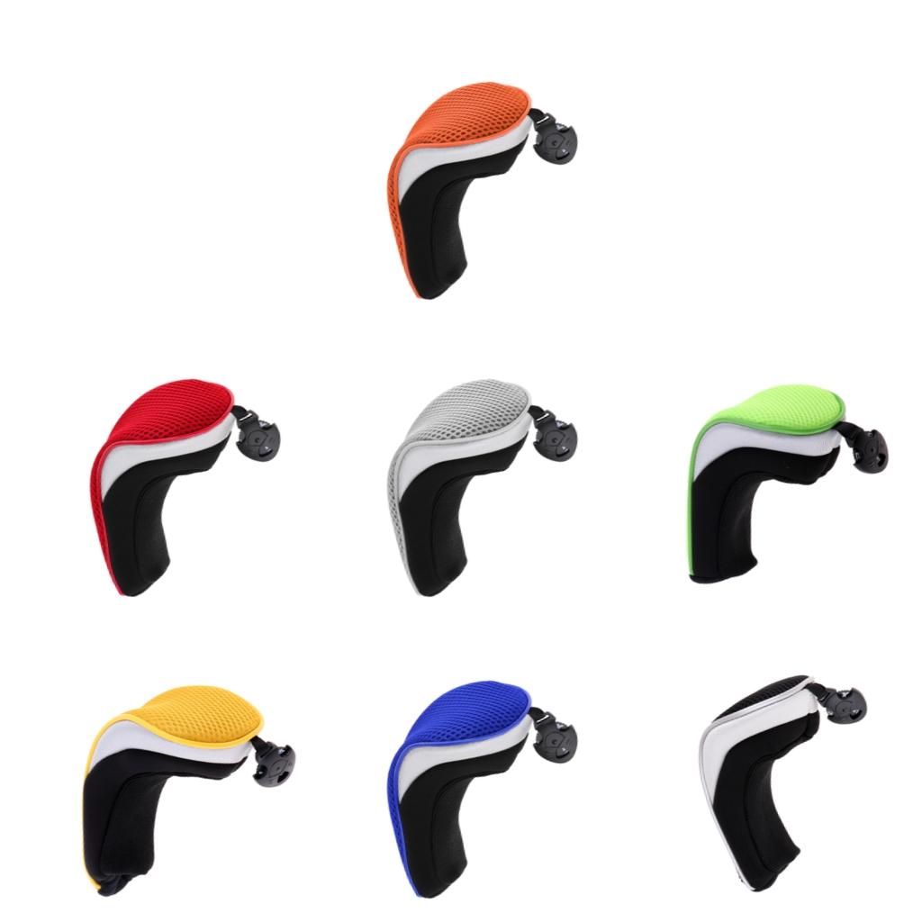 Golf Hybrid UT Club Rescue Head Cover Headcover with Number Tag