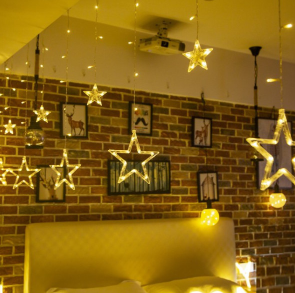 Bộ đèn sao lớn chuỗi thả mành