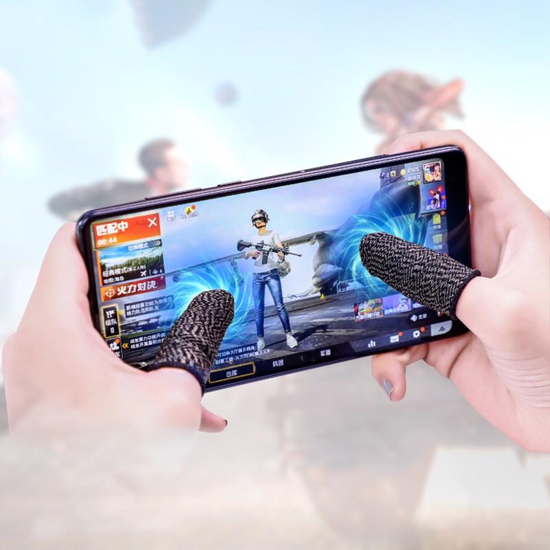 Hình ảnh Bộ bao 2 ngón tay chuyên dụng chơi game mobile chống ra mồ hôi tay