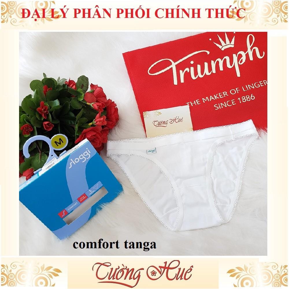 Quần lót nữ Triumph Comfort Tanga quần lót cotton mịn lưng thấp.