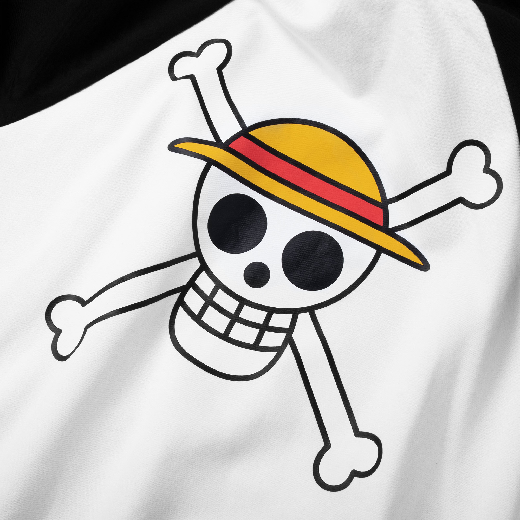 Áo Khoác DirtyCoins x One Piece Luffy Raglan Hoodie - White