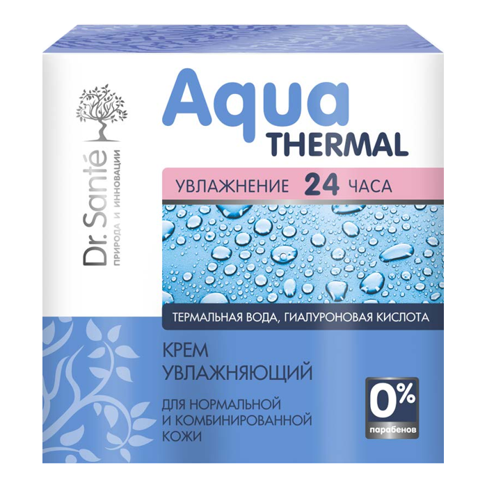 Kem dưỡng cấp ẩm 24h dành cho da thường và hỗn hợp Dr. Sante Aqua Thermal 50ml