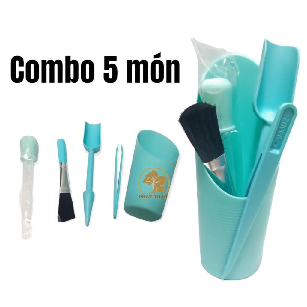 Bộ 5 món dụng cụ chăm sóc sen đá, xương rồng, tiểu cảnh, giao màu ngẫu nhiên