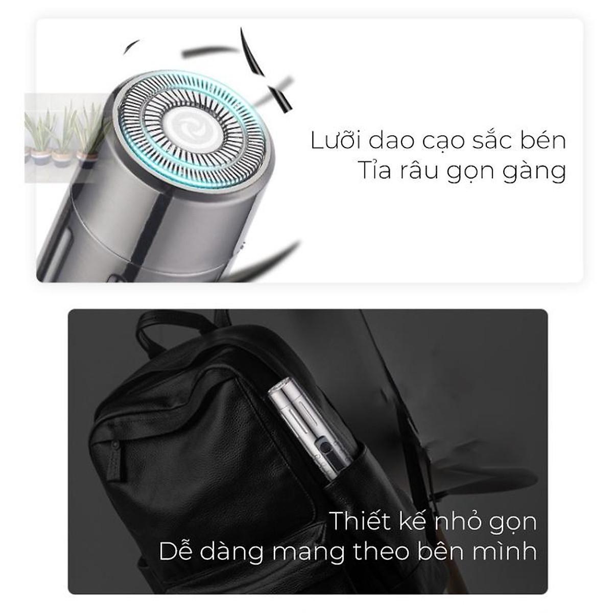 Máy Cạo Râu Cao Cấp Mini Tích Hợp Bật Lửa Điện 4 Tia Plasma Sang Trọng Độc Đáo Chống Thấm Nước Tiện Dụng An Toàn Bền Bỉ.