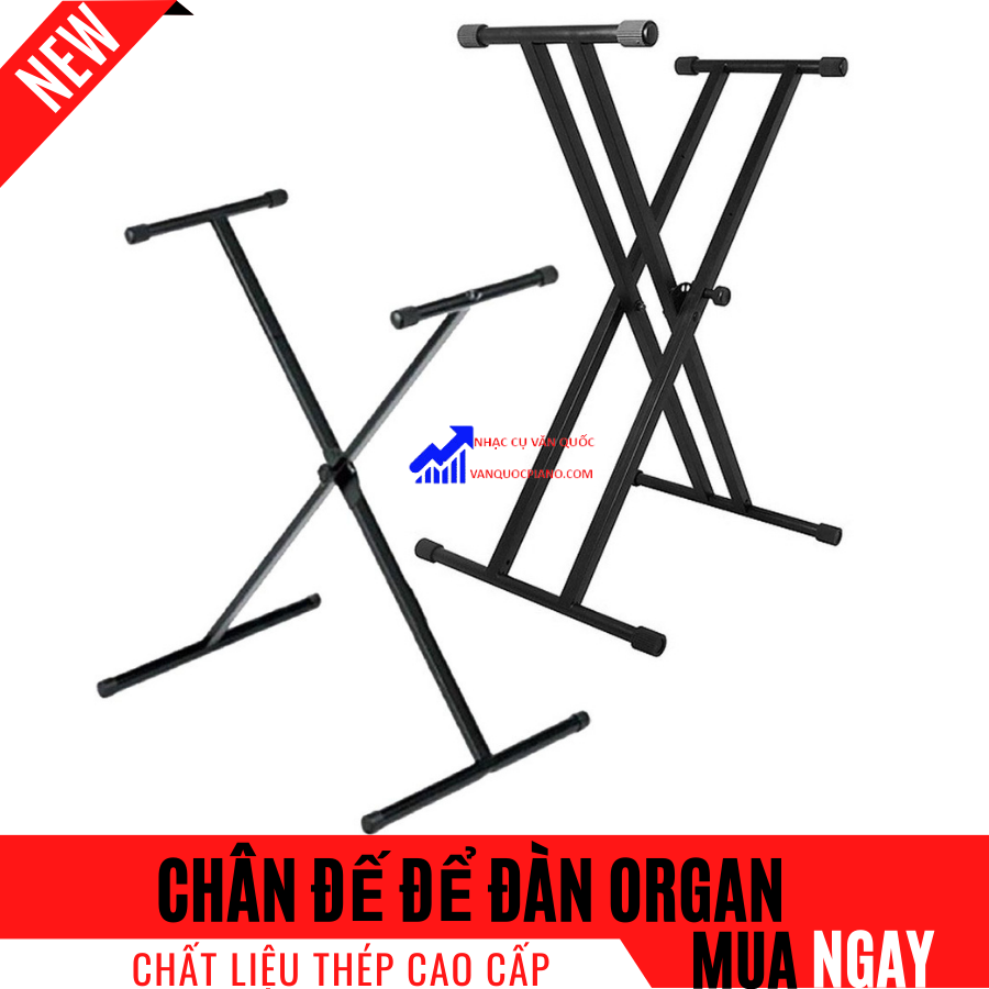 Chân để đàn organ, piano, chân đơn, chân đôi siêu bền đẹp