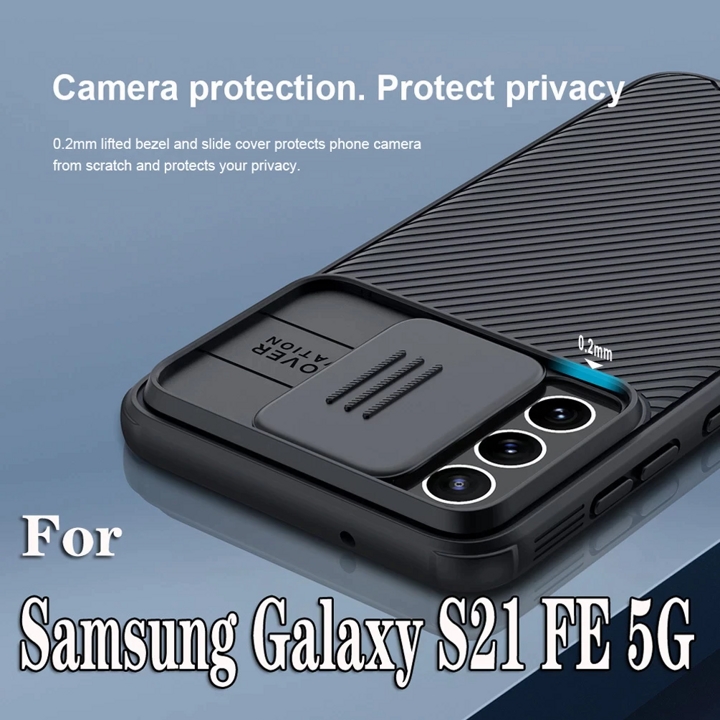 Ốp lưng dành cho Samsung S21 FE Camshield Pro chống sốc - Hàng nhập khẩu Nillkin