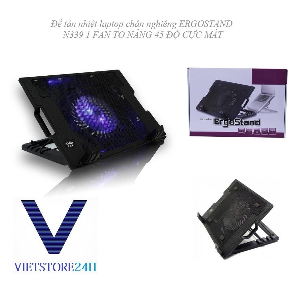 Đế tản nhiệt laptop chân nghiêng ERGOSTAND N339 1 FAN