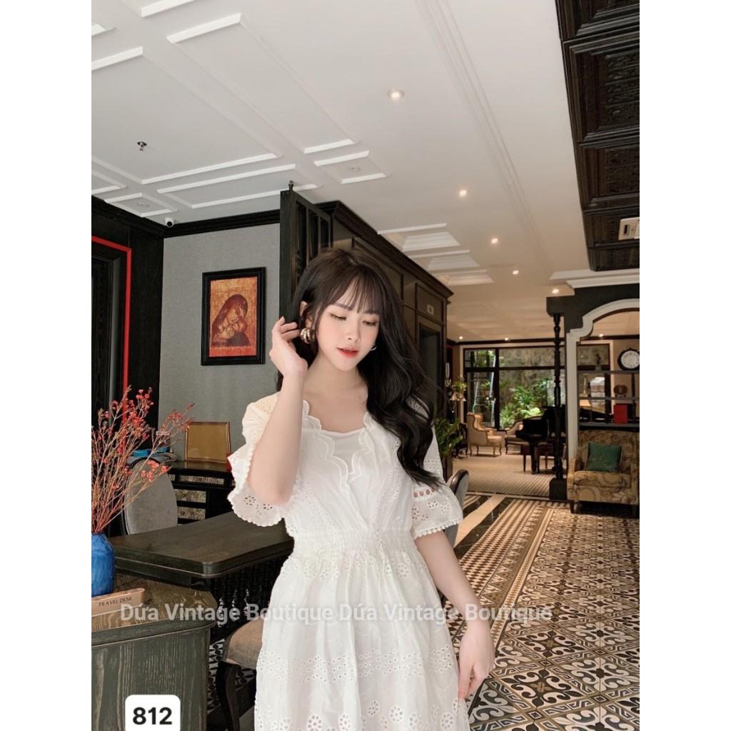 Váy babydoll tay lỡ pha ren 812