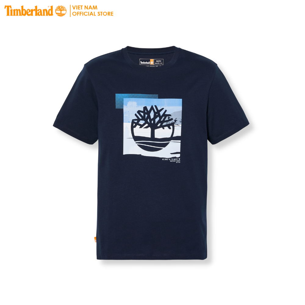 [Original] Timberland Áo Thun Nam Coast Inspired Logo Graphic Tee Regular TB0A6QVZ