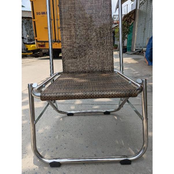 Ghế Xếp Inox Lưới Textilen 4.4