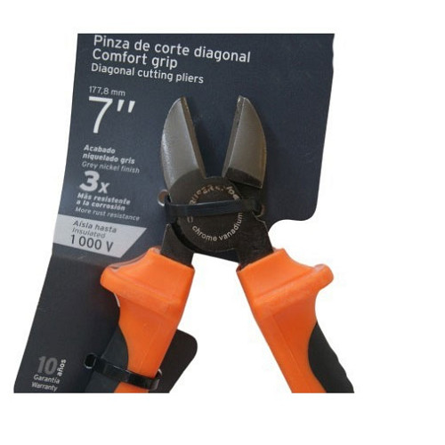 Kìm cắt cao cấp cách điện 7" 1000V Truper 12349