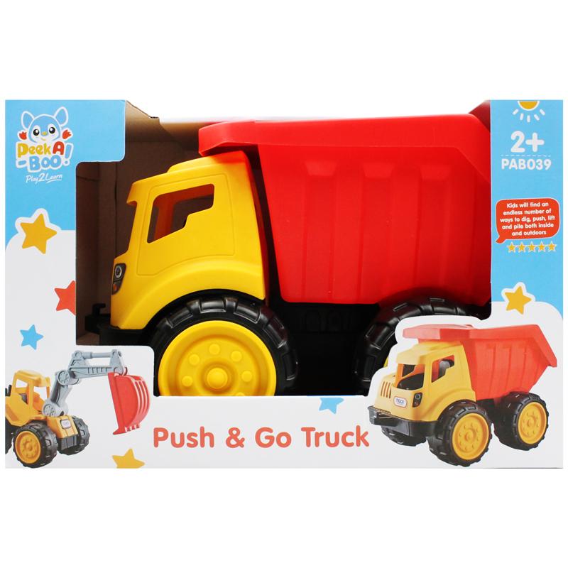 Đồ Chơi Xe Công Trình Xe Máy Ben - Push & Go Truck - Peek A Boo PAB039D