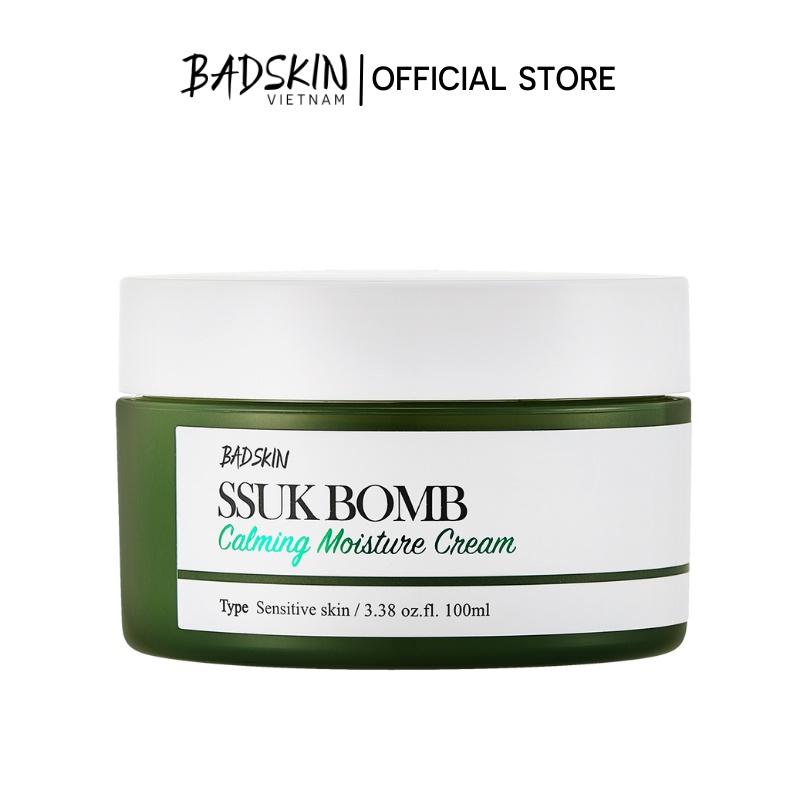 Kem dưỡng ngải cứu giúp dịu da BadSkin SSUK Bomb Calming Moisture Cream 100ml