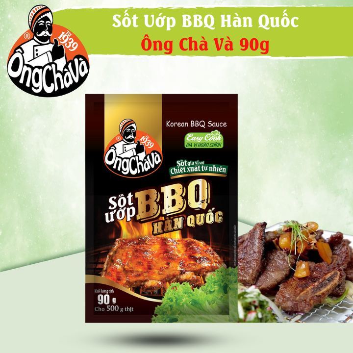 Combo 5 Gói Sốt Ướp BBQ Hàn Quốc Ông Chà Và 90g (Korean BBQ Sauce)