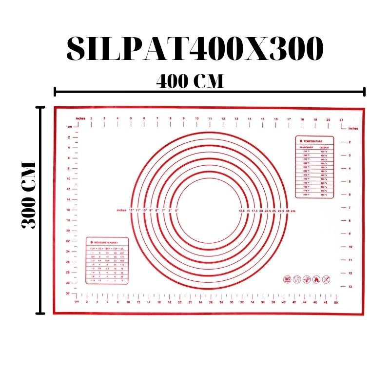 Tấm nướng chịu nhiệt tấm lót cán bột sợi thuỷ tinh cho làm bánh mì chống trượt Thảm Nhồi Bột - SILPAT