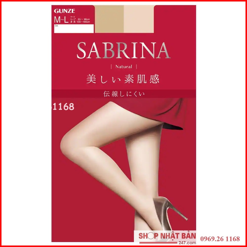 Quần tất Sabrina Natural Gunze Nhật Bản