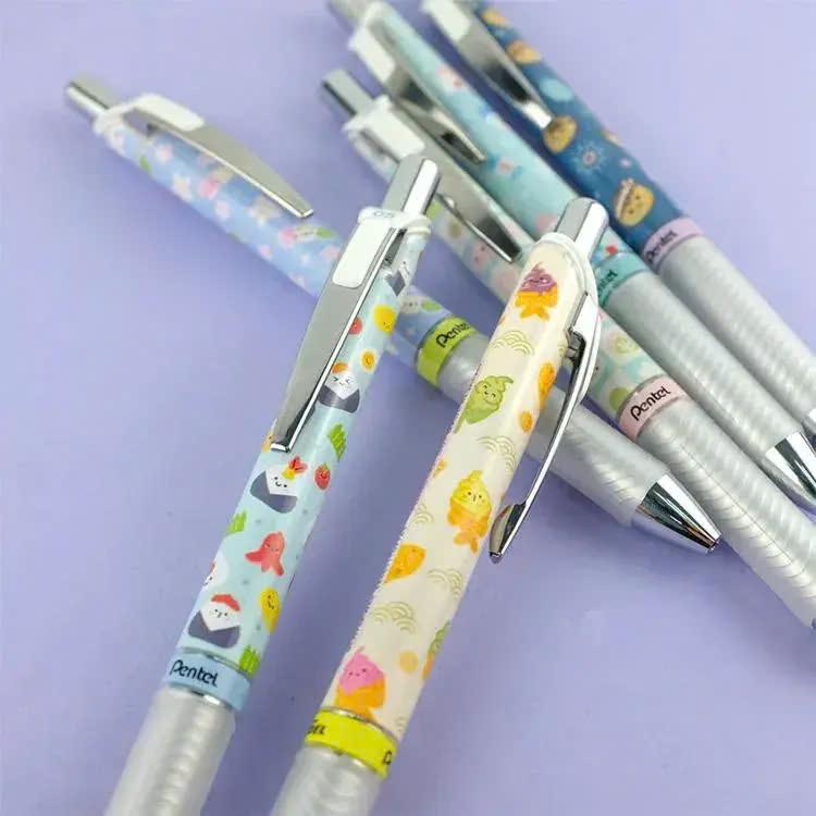 Bút Gel EnerGel Kawaii Snacks Series 0.5 mm - Pentel-BLN75KW41-A - Takoyaki - Mực Đen